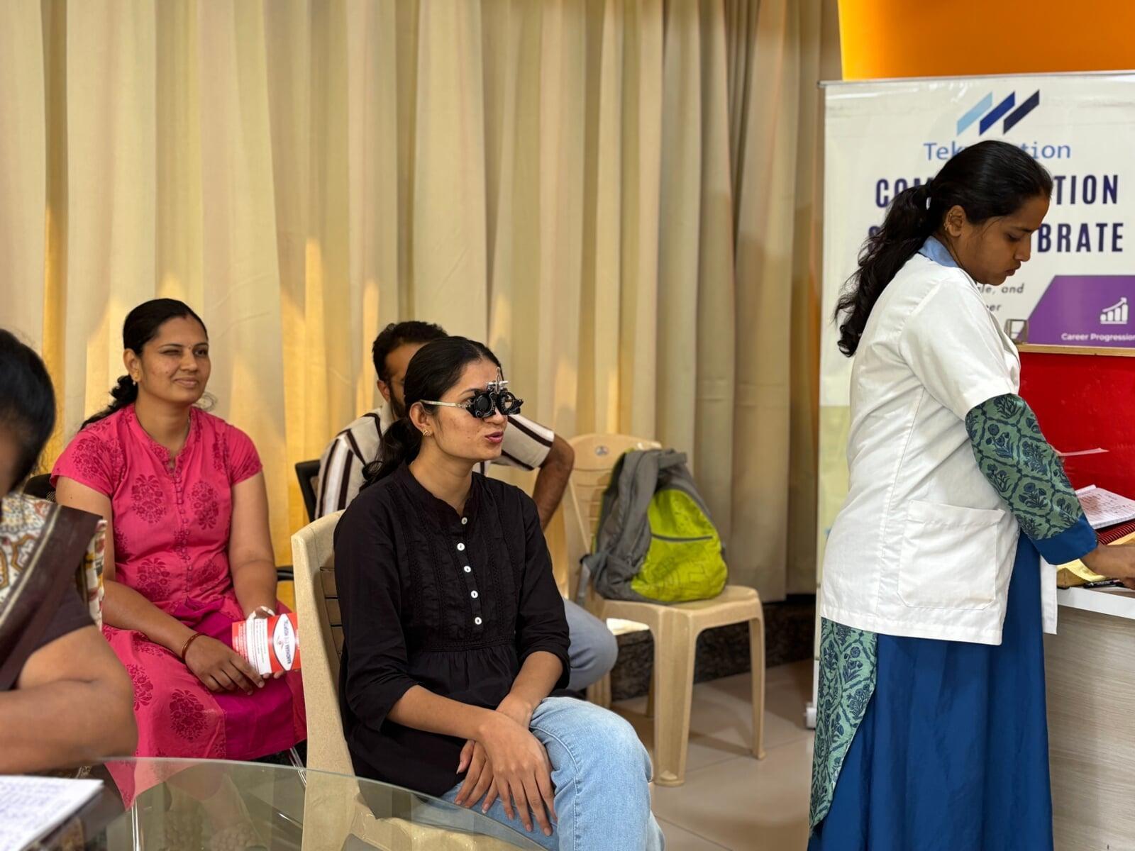 Eye Check-up Camp at Tekvocation